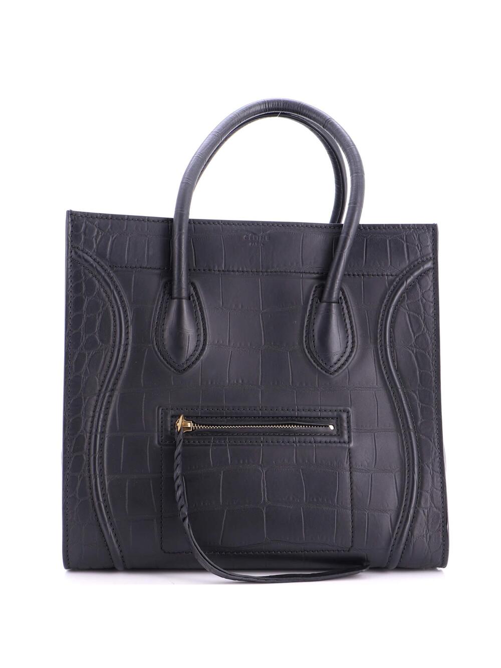 Celine Phantom Bag Crocodile Embossed #279424C18B